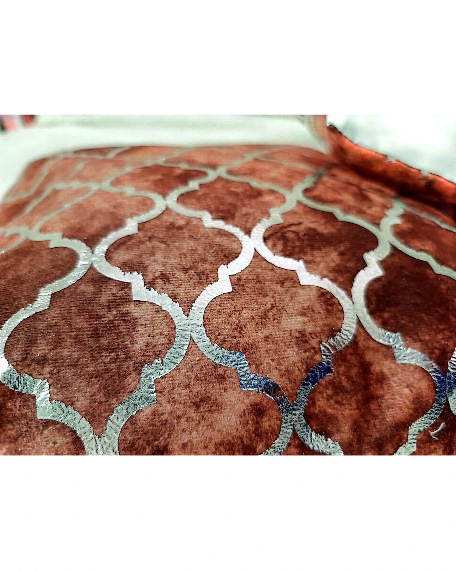 Set of 5 Elegant Cushion Covers with Geometric Pattern - Image 7