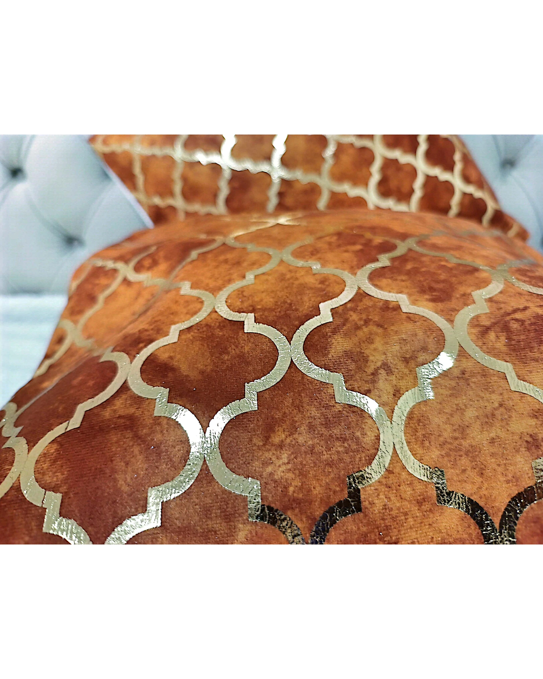 Set of 5 Elegant Cushion Covers with Geometric Pattern - Image 8