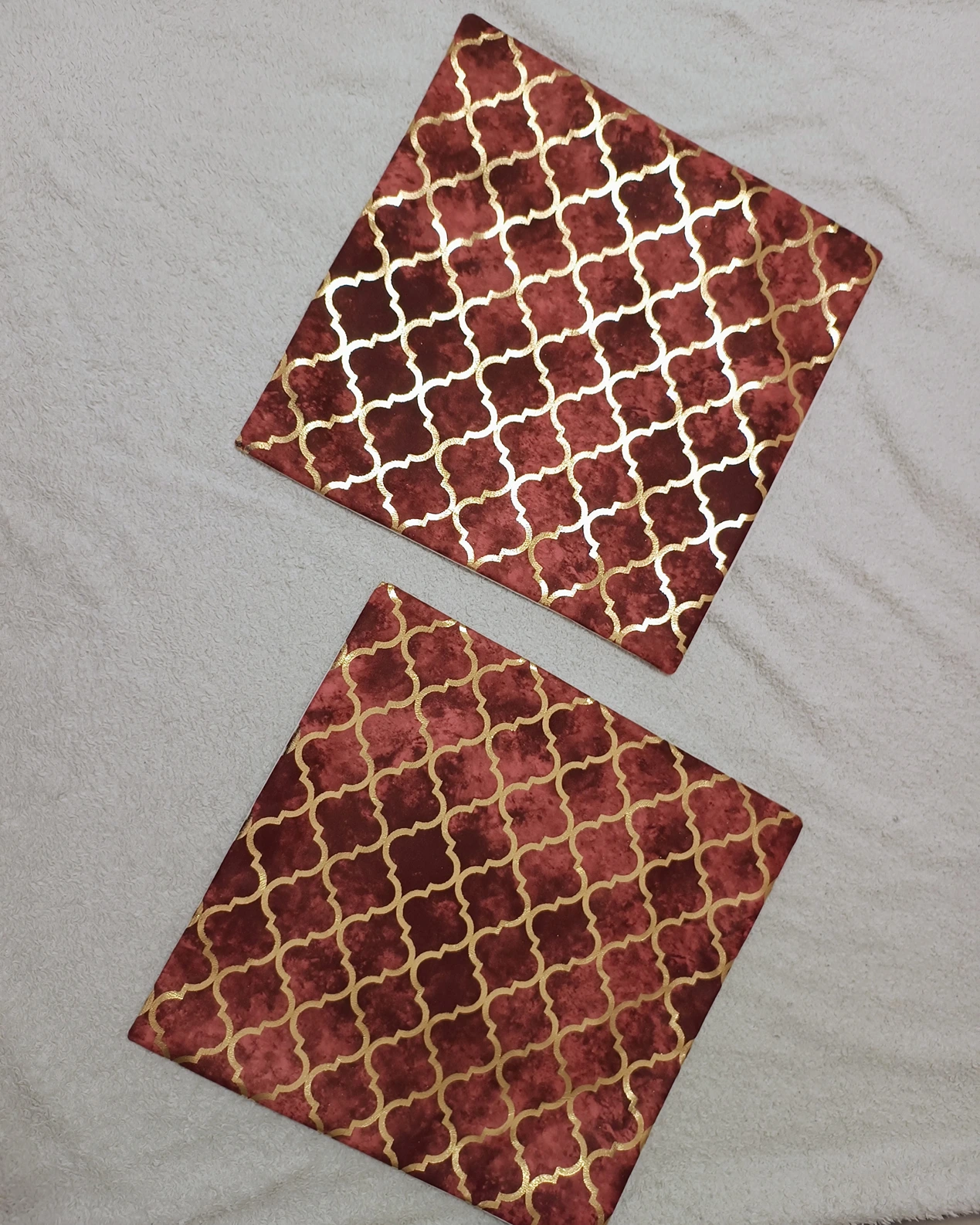 Set of 5 Elegant Cushion Covers with Geometric Pattern - Image 20